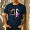 67 Math Teacher Meme Brainrot Six Seven Halloween Equation Men's Casual T-Shirt Navy