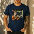67 Teacher Halloween Skeleton Men's Casual T-Shirt Navy 67 Teacher Halloween Skeleton Men's Casual T-Shirt Navy
