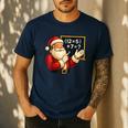 67 Teacher Santa Christmas Six Seven Meme Math Xmas Men's Casual T-Shirt Navy 67 Teacher Santa Christmas Six Seven Meme Math Xmas Men's Casual T-Shirt Navy