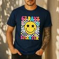 67th Day Of School Shirt 67 Days Smarter Teacher Boy Girls Men's Casual T-Shirt Navy