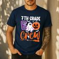 7th Grade Boo Crew Teacher Student Halloween Costume Men's Casual T-Shirt Navy 7th Grade Boo Crew Teacher Student Halloween Costume Men's Casual T-Shirt Navy