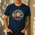 ABCD 3rd Grade Rocks Pencil Lightning Teachers Rock Boys Men's Casual T-Shirt Navy ABCD 3rd Grade Rocks Pencil Lightning Teachers Rock Boys Men's Casual T-Shirt Navy