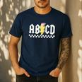 ABCD Teacher Men's Casual T-Shirt Navy ABCD Teacher Men's Casual T-Shirt Navy