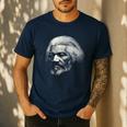 American History Frederick Douglass Teacher Men's Casual T-Shirt Navy