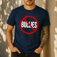 Anti Bullying No Bullies School Teacher Student Kindness Men's Casual T-Shirt Navy Anti Bullying No Bullies School Teacher Student Kindness Men's Casual T-Shirt Navy