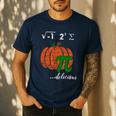 I Ate Some Pumpkin Pi Pie Math Teacher Halloween For Men Women Kids Men's Casual T-Shirt Navy I Ate Some Pumpkin Pi Pie Math Teacher Halloween For Men Women Kids Men's Casual T-Shirt Navy