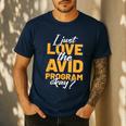 AVID Team Appreciation Essentials AVID Program Teacher Men's Casual T-Shirt Navy