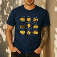 Bee Kind Positive Brave Happy Confident Humble Teacher Men's Casual T-Shirt Navy Bee Kind Positive Brave Happy Confident Humble Teacher Men's Casual T-Shirt Navy