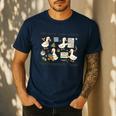 Behavior Analyst Silly Goose RBT ABA Therapy Sped Teacher Men's Casual T-Shirt Navy