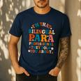 Bilingual Paraeducator Paraprofessional Parapro Teachers Men's Casual T-Shirt Navy Bilingual Paraeducator Paraprofessional Parapro Teachers Men's Casual T-Shirt Navy