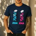 Biology Teacher DNA RNA Student Science Biologist Men Women Men's Casual T-Shirt Navy