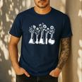 Botanical Beaker Science Teacher Floral Chemistry Lab Week Men's Casual T-Shirt Navy Botanical Beaker Science Teacher Floral Chemistry Lab Week Men's Casual T-Shirt Navy