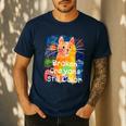 Broken Crayons Still Color Cat Teacher Men's Casual T-Shirt Navy Broken Crayons Still Color Cat Teacher Men's Casual T-Shirt Navy
