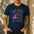 You Can't Scare Me I'm A Teacher For Men Women Men's Casual T-Shirt Navy
