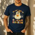 You Can't Scare Me I Teach 3rd Grade Halloween Teacher Ghost Men's Casual T-Shirt Navy You Can't Scare Me I Teach 3rd Grade Halloween Teacher Ghost Men's Casual T-Shirt Navy