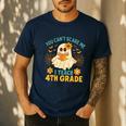 You Can't Scare Me I Teach 4th Grade Halloween Teacher Ghost Men's Casual T-Shirt Navy You Can't Scare Me I Teach 4th Grade Halloween Teacher Ghost Men's Casual T-Shirt Navy
