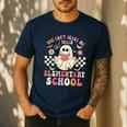 You Can't Scare Me I Teach Elementary School Teacher Spooky Men's Casual T-Shirt Navy You Can't Scare Me I Teach Elementary School Teacher Spooky Men's Casual T-Shirt Navy