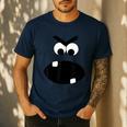 Carrot Teacher Matching Halloween Costume Men's Casual T-Shirt Navy