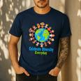 Celebrate Diversity Everyday Teachers & School Student Gift Men's Casual T-Shirt Navy Celebrate Diversity Everyday Teachers & School Student Gift Men's Casual T-Shirt Navy