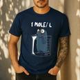 Chemistry Chemist Student Science Teacher Mole Men's Casual T-Shirt Navy Chemistry Chemist Student Science Teacher Mole Men's Casual T-Shirt Navy