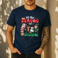 Christmas Sped Teacher Tis The Season For Inclusion Women Men's Casual T-Shirt Navy Christmas Sped Teacher Tis The Season For Inclusion Women Men's Casual T-Shirt Navy