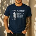 Civil War For History Buff & History Teachers For Men Women Girls Kids Men's Casual T-Shirt Navy Civil War For History Buff & History Teachers For Men Women Girls Kids Men's Casual T-Shirt Navy