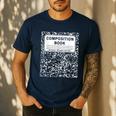 Composition Book Notebook Teachers Matching Group Halloween Men's Casual T-Shirt Navy Composition Book Notebook Teachers Matching Group Halloween Men's Casual T-Shirt Navy