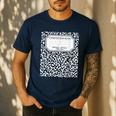 Composition Notebook Matching Group Halloween Teachers Men's Casual T-Shirt Navy