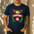 Crayon Box Fun Teacher Student Crayon Squad Halloween 2023 Men's Casual T-Shirt Navy Crayon Box Fun Teacher Student Crayon Squad Halloween 2023 Men's Casual T-Shirt Navy
