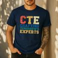 CTE Teacher Education Career Technical Men's Casual T-Shirt Navy CTE Teacher Education Career Technical Men's Casual T-Shirt Navy