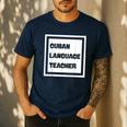 Cuban Language Teacher Men's Casual T-Shirt Navy Cuban Language Teacher Men's Casual T-Shirt Navy