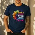 Cute I Became A Teacher Because Your Life Is Worth My Time Men's Casual T-Shirt Navy Cute I Became A Teacher Because Your Life Is Worth My Time Men's Casual T-Shirt Navy