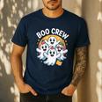 Cute Group Matching Teachers Halloween Men's Casual T-Shirt Navy Cute Group Matching Teachers Halloween Men's Casual T-Shirt Navy