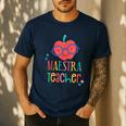 Cute Maestra Teacher Men's Casual T-Shirt Navy Cute Maestra Teacher Men's Casual T-Shirt Navy