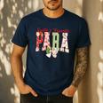 Cute Santas Favorite Para Christmas Paraprofessional Teacher Men's Casual T-Shirt Navy