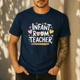 Daycare Provider Toddler Teaching Infant Room Teacher Men's Casual T-Shirt Navy
