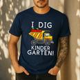 I Dig Kindergarten Student Teacher Construction First Day Men's Casual T-Shirt Navy I Dig Kindergarten Student Teacher Construction First Day Men's Casual T-Shirt Navy
