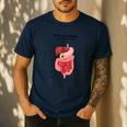 Digestive System Anatomy Anatomical Biology Teacher Men Women Men's Casual T-Shirt Navy