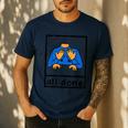 All Done Sign Language Speech Pathology Aac Sped Teacher Men's Casual T-Shirt Navy