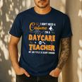 I Don't Need A Costume I'm A Daycare Teacher Halloween Women Men's Casual T-Shirt Navy I Don't Need A Costume I'm A Daycare Teacher Halloween Women Men's Casual T-Shirt Navy