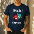 Drama Teacher For Theatre And Performing Arts Men's Casual T-Shirt Navy