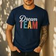 Dream Team Last Day Of School Back To School Teacher Kids Men's Casual T-Shirt Navy Dream Team Last Day Of School Back To School Teacher Kids Men's Casual T-Shirt Navy