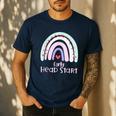 Early Headstart Cute Retro Rainbow Teachers Men's Casual T-Shirt Navy Early Headstart Cute Retro Rainbow Teachers Men's Casual T-Shirt Navy