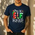 Elf Squad Pre-k Teacher Christmas Child Xmas Men's Casual T-Shirt Navy