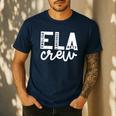 English Language Art Teacher Crew ELA Squad English Teacher Men's Casual T-Shirt Navy English Language Art Teacher Crew ELA Squad English Teacher Men's Casual T-Shirt Navy