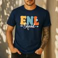 ENL Squad Back To School Teachers Students ENL Crew Men Women Girls Kids Men's Casual T-Shirt Navy ENL Squad Back To School Teachers Students ENL Crew Men Women Girls Kids Men's Casual T-Shirt Navy