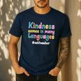 ESL Teacher English As A Second Language Teacher Men's Casual T-Shirt Navy