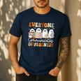 Everyone Communicates Differently Halloween Sped Teacher Men's Casual T-Shirt Navy Everyone Communicates Differently Halloween Sped Teacher Men's Casual T-Shirt Navy