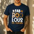 Faboolous ESL ESOL Teacher Spooky Teacher Halloween Costume For Men Women Men's Casual T-Shirt Navy