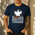 Faboolous Substitute Teacher Halloween Costume Men's Casual T-Shirt Navy Faboolous Substitute Teacher Halloween Costume Men's Casual T-Shirt Navy